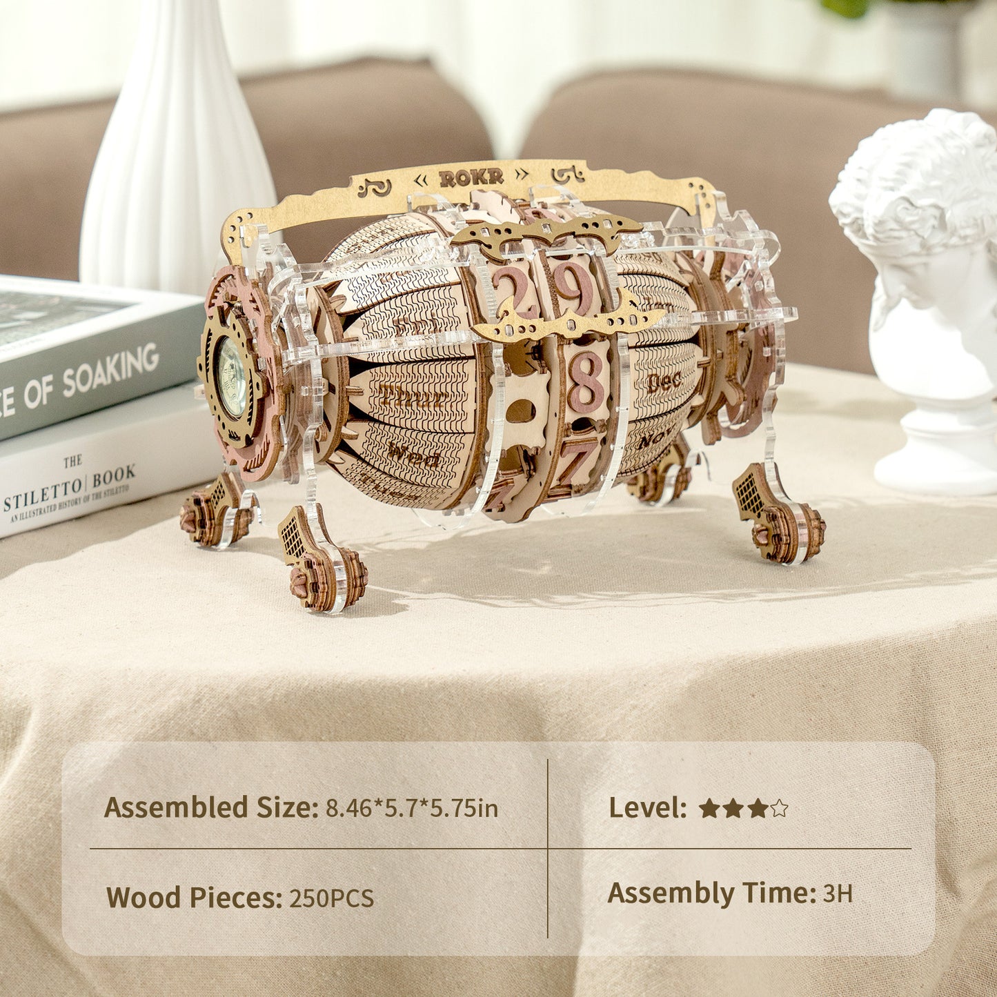 ROKR Zodiac Wall Clock Puzzle