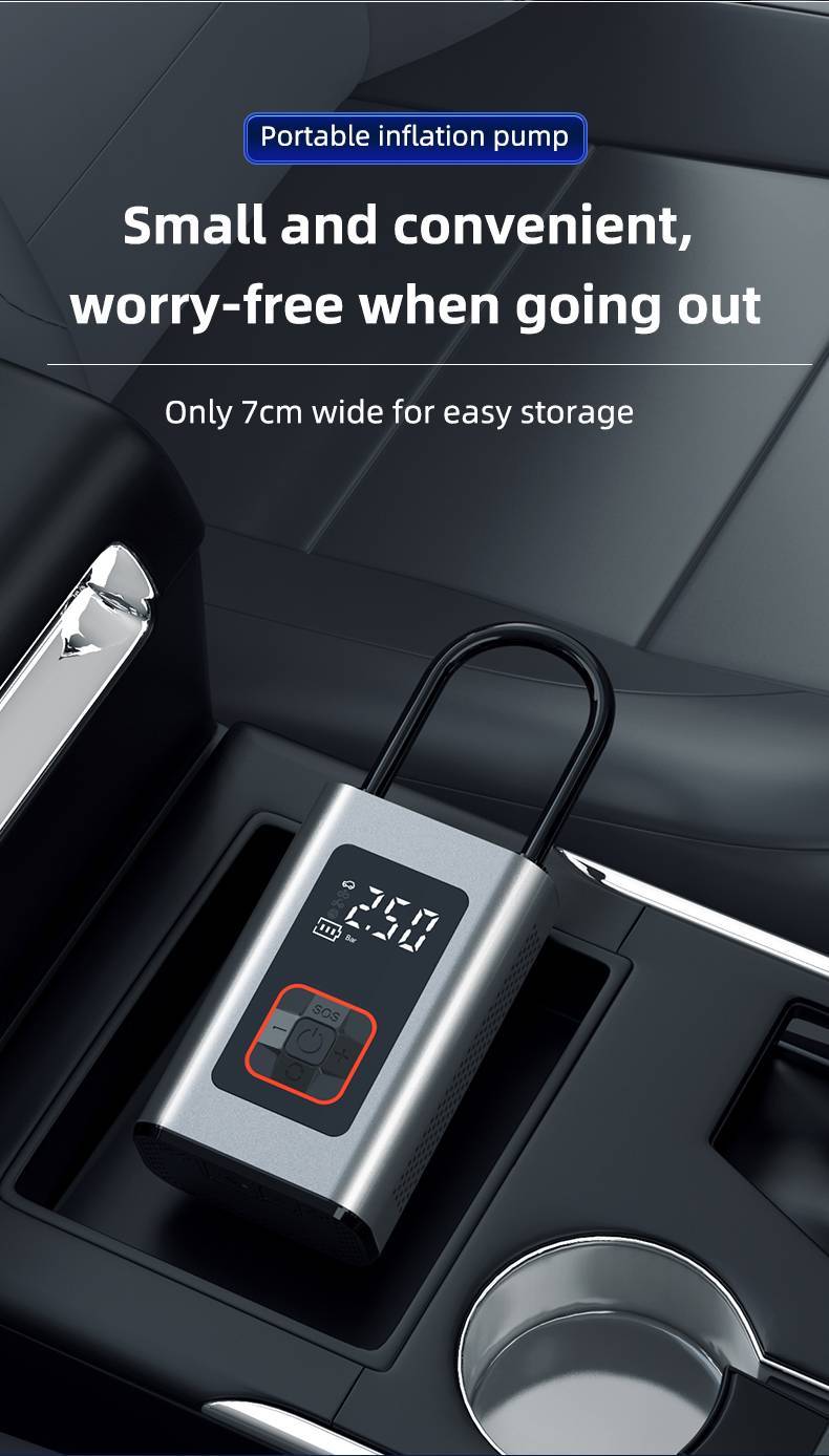 9-Function Digital Portable Tire Inflator