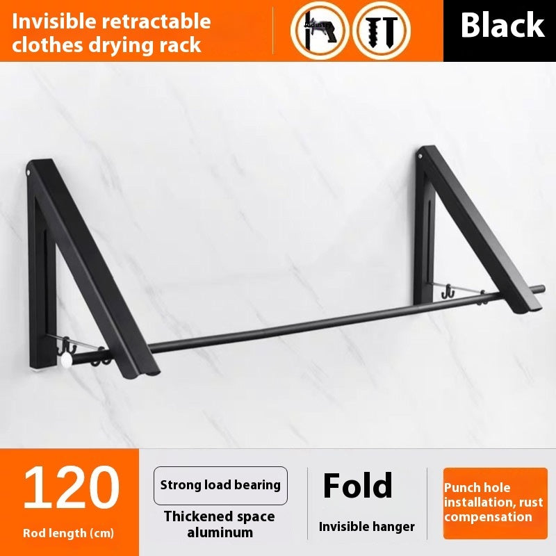 Invisible Folding Retractable Wall Hanger