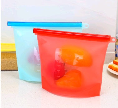 Silicone fresh-keeping vacuum sealed bag