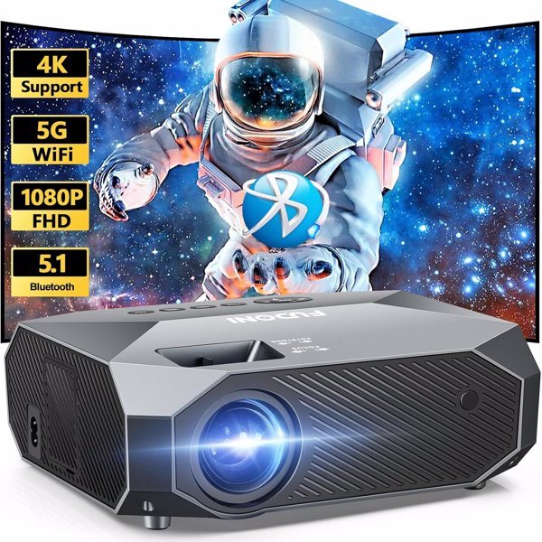 1080P Supports 4K Projector With 5G