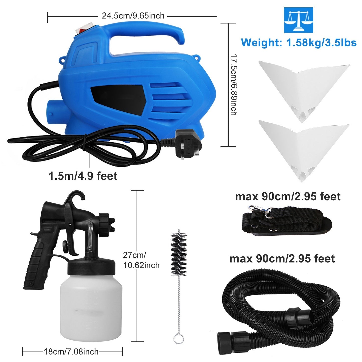 650W 800ML Paint Sprayer