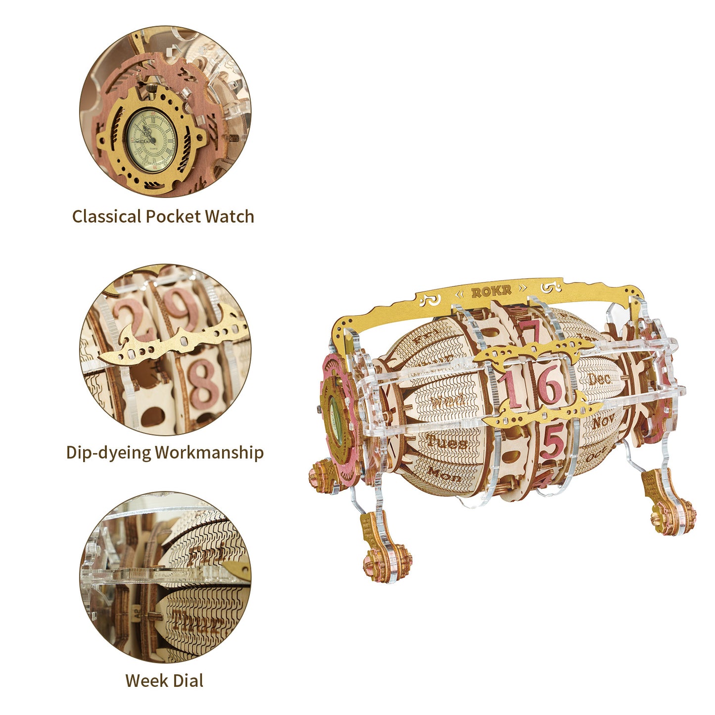 ROKR Zodiac Wall Clock Puzzle