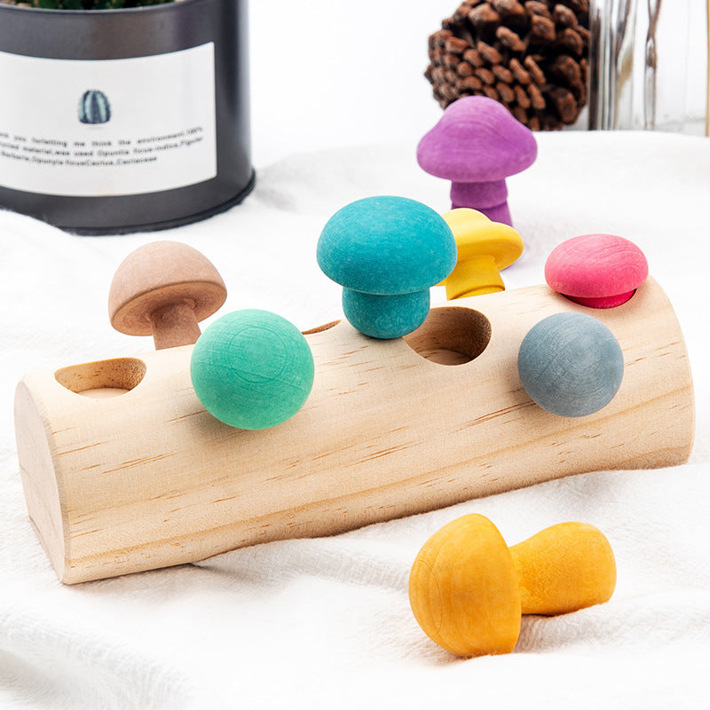 Mushroom Picking Simulation Wooden Toy