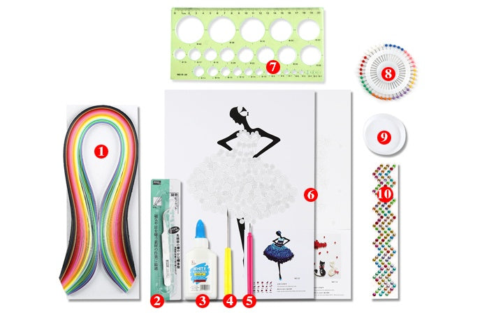 DIY Paper Quill Art Kit