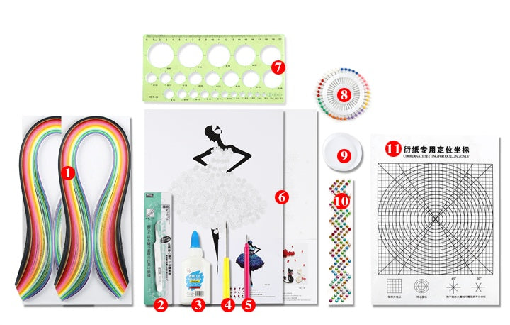 DIY Paper Quill Art Kit