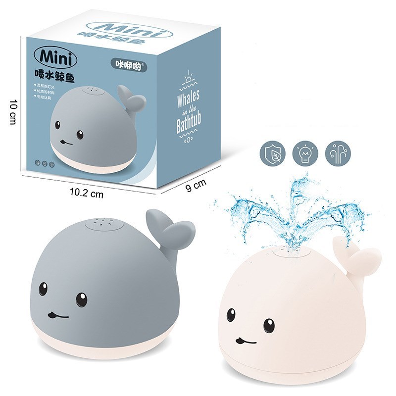 LED Bath Whale Toy