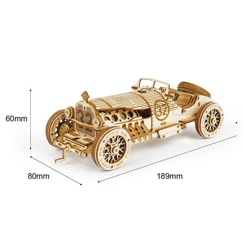 3D Wooden Car Puzzle