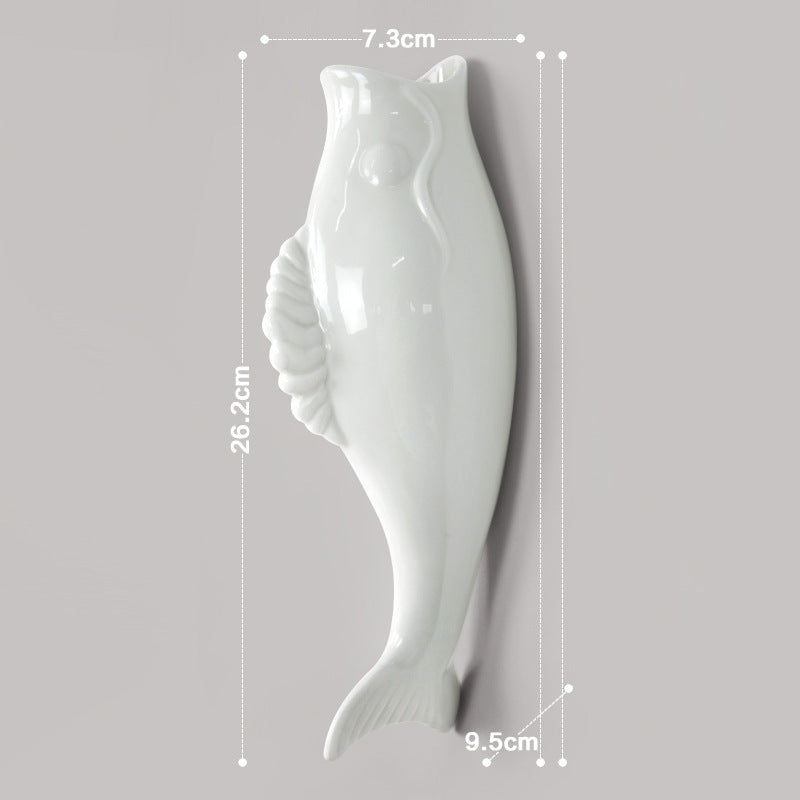 Wall Ceramic Goldfish Decoration