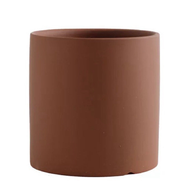 Nordic Style Colorful Ceramic Flowerpot