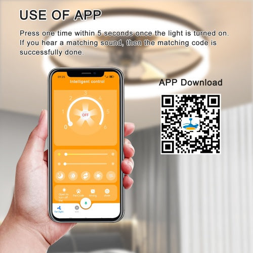 Ceiling Fan With Light LED