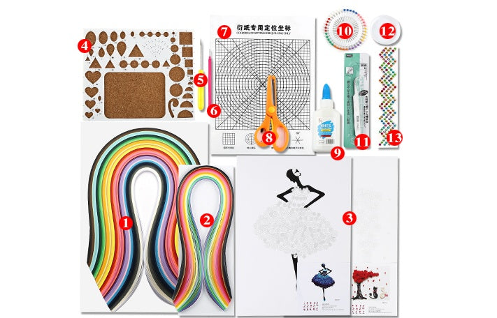 DIY Paper Quill Art Kit