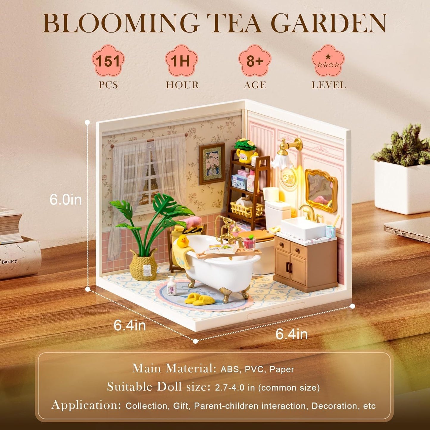 ROBOTIME Miniature Dollhouse Kit