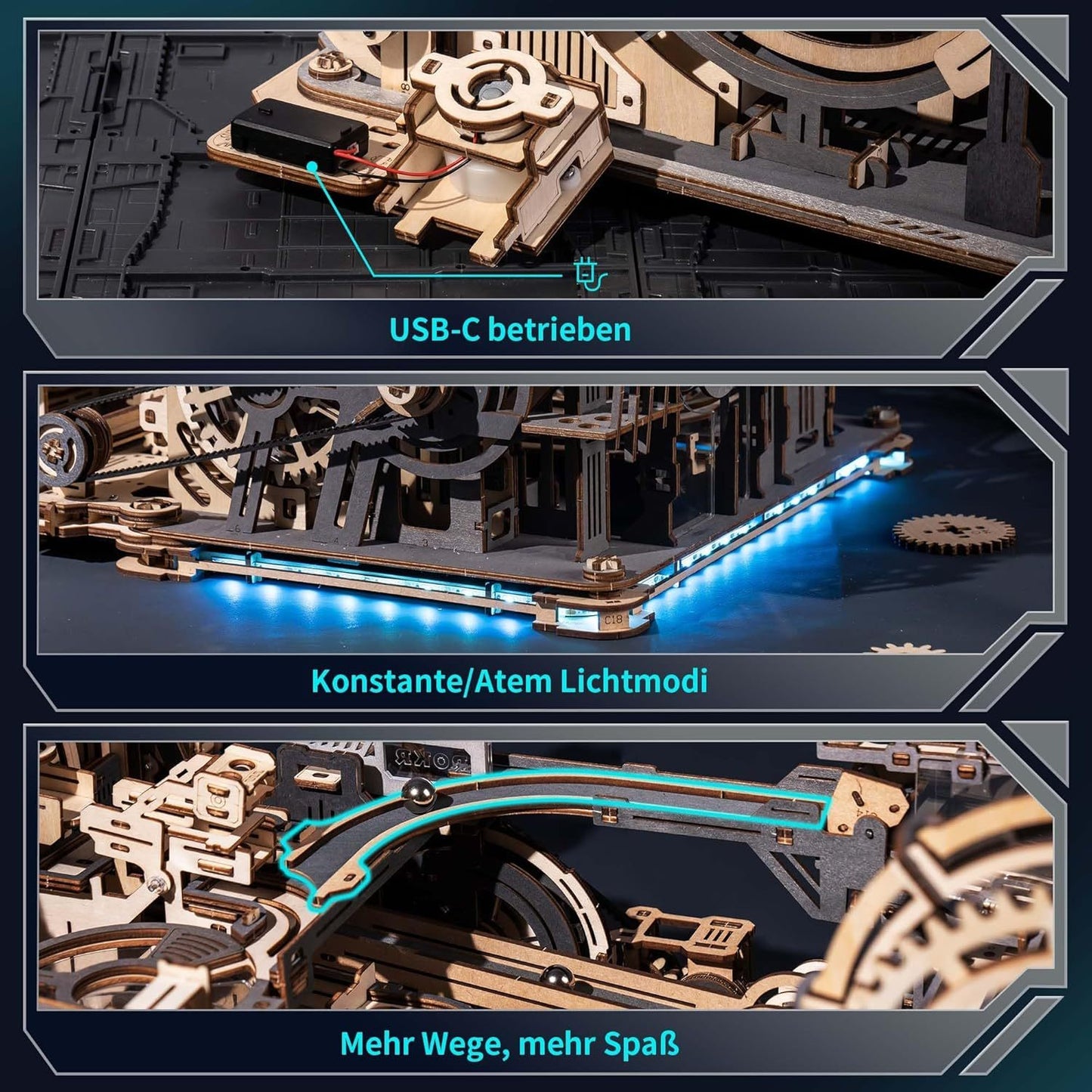 ROBOTIME Marble Run Expansion Packs