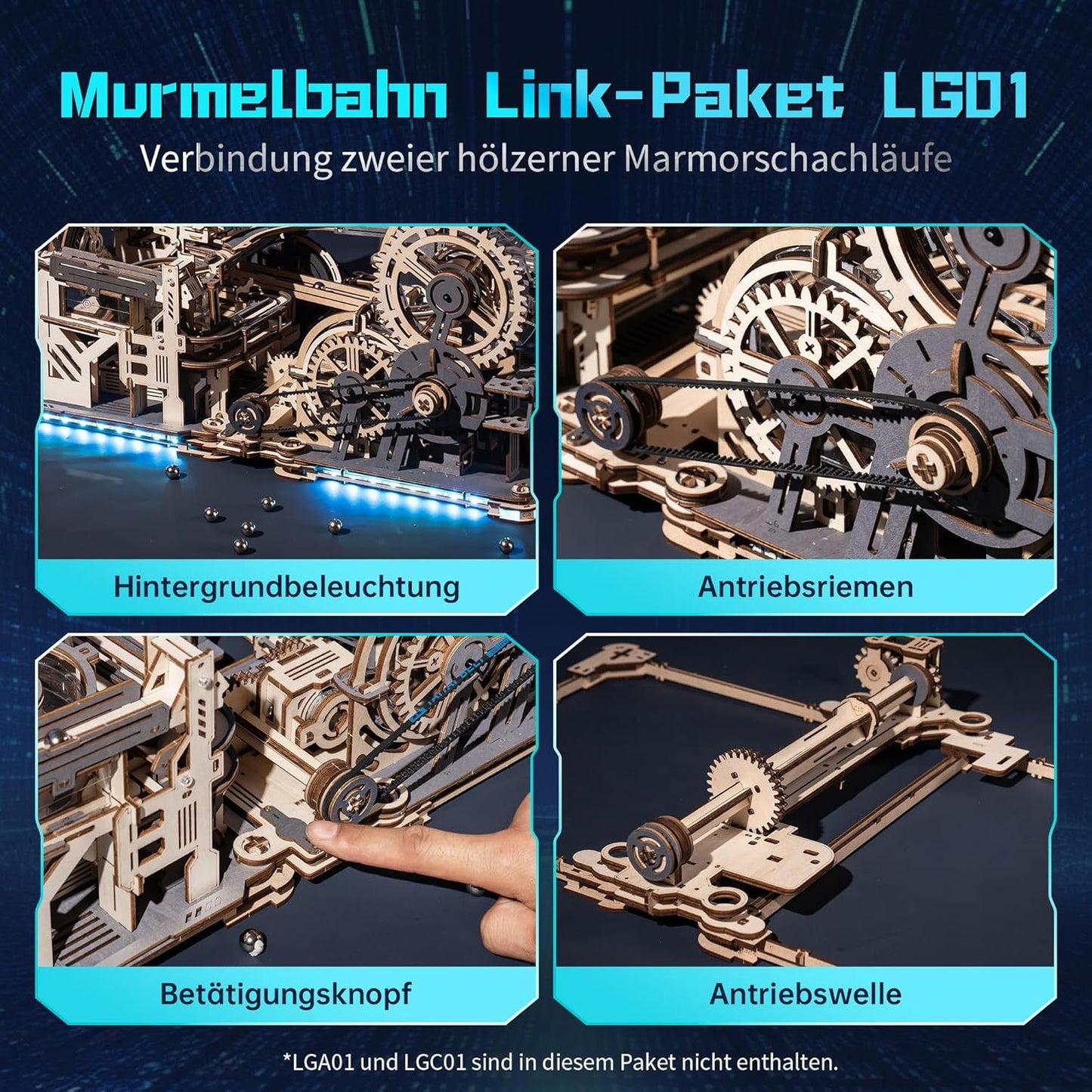 ROBOTIME Marble Run Expansion Packs