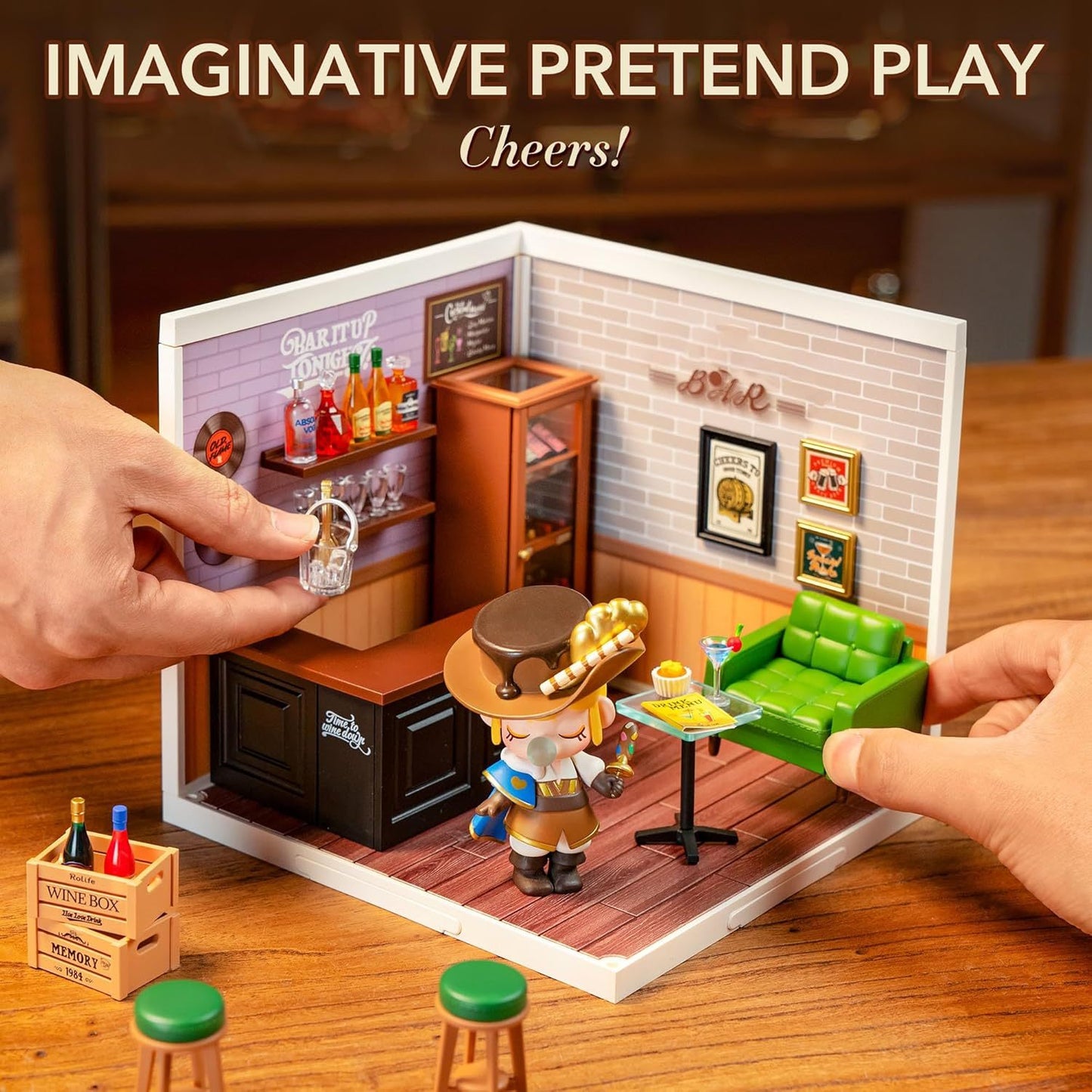 ROBOTIME DIY Dollhouse Building Kit