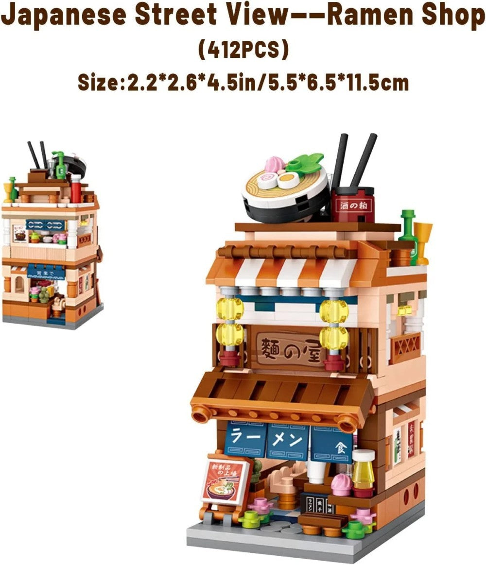 Japanese House Building Blocks Set