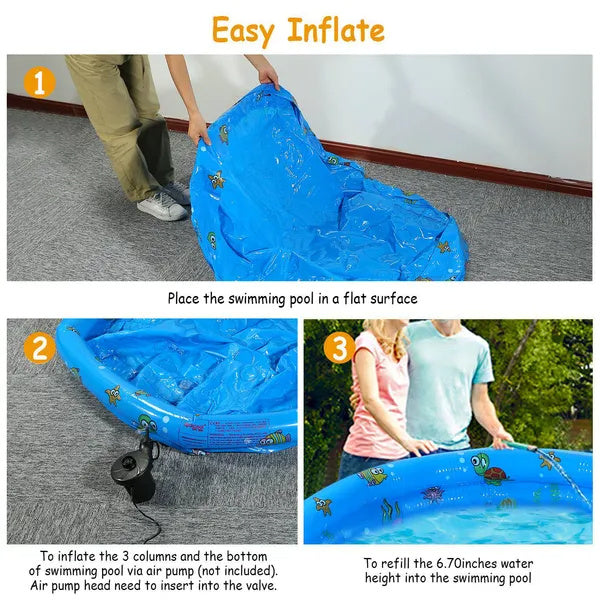 Inflatable Family Swim Pool