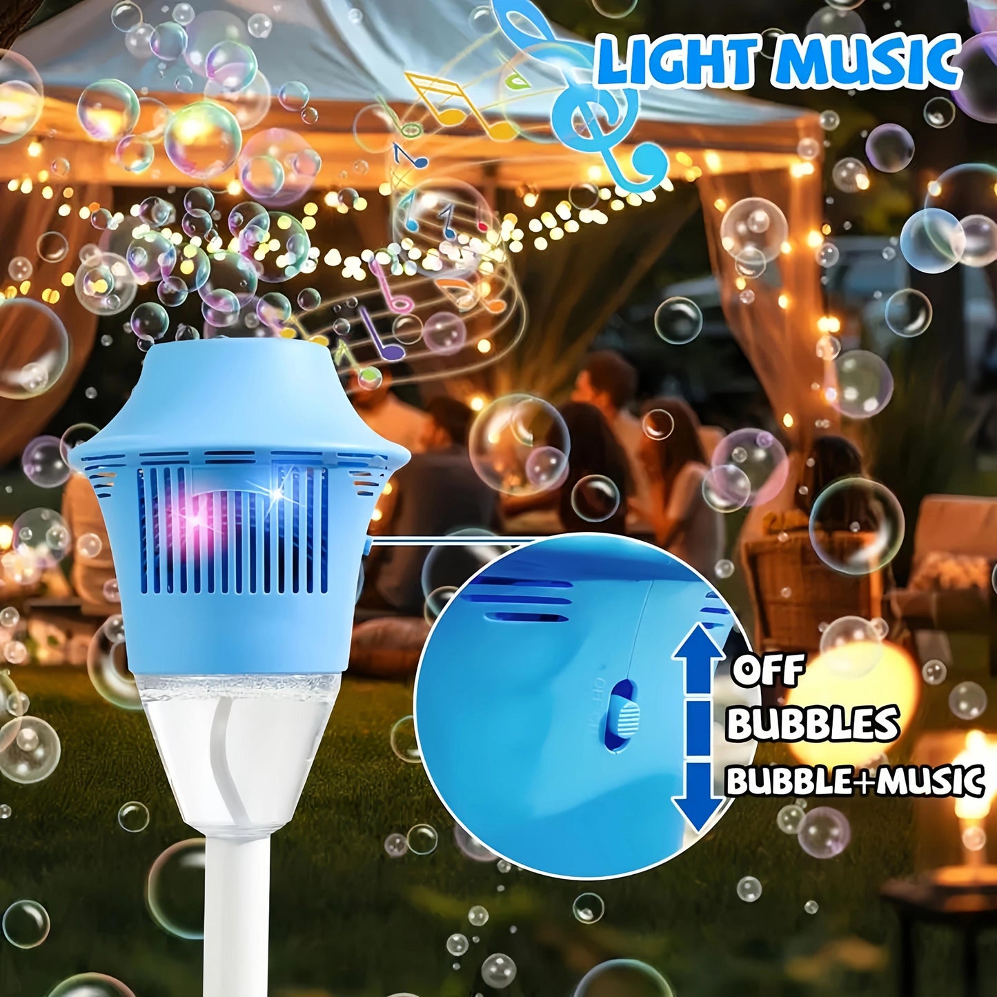 Automatic Street Light Bubble Machine