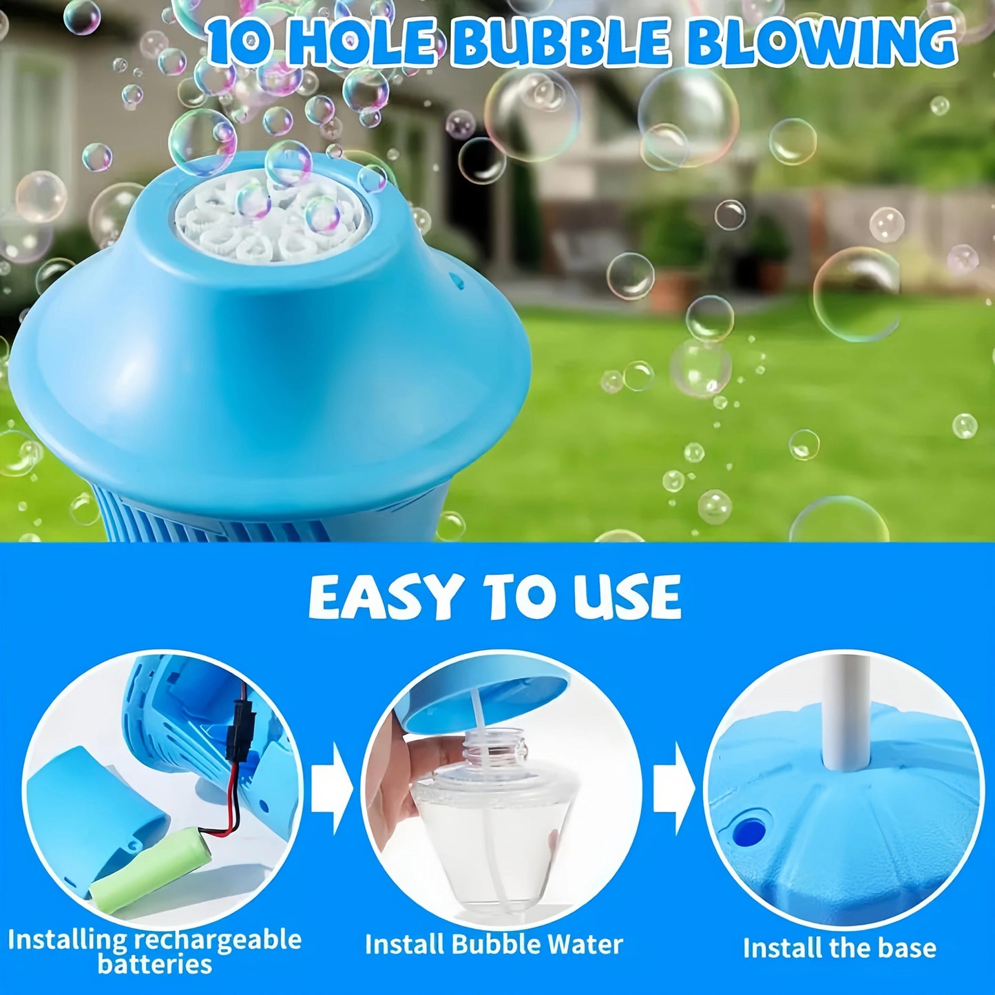 Automatic Street Light Bubble Machine