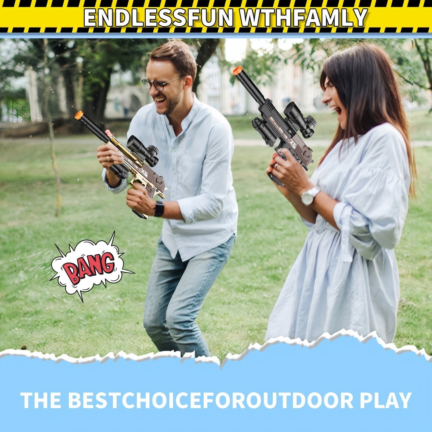 Eco-Friendly Automatic Toy Gun