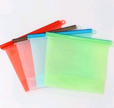Silicone fresh-keeping vacuum sealed bag