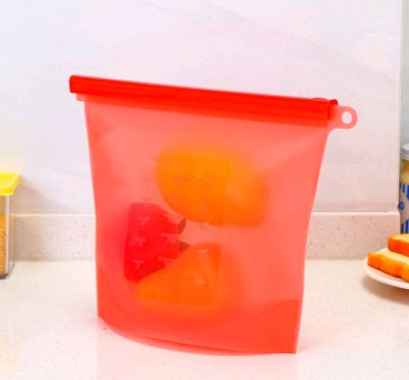 Silicone fresh-keeping vacuum sealed bag
