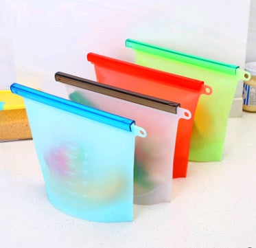 Silicone fresh-keeping vacuum sealed bag