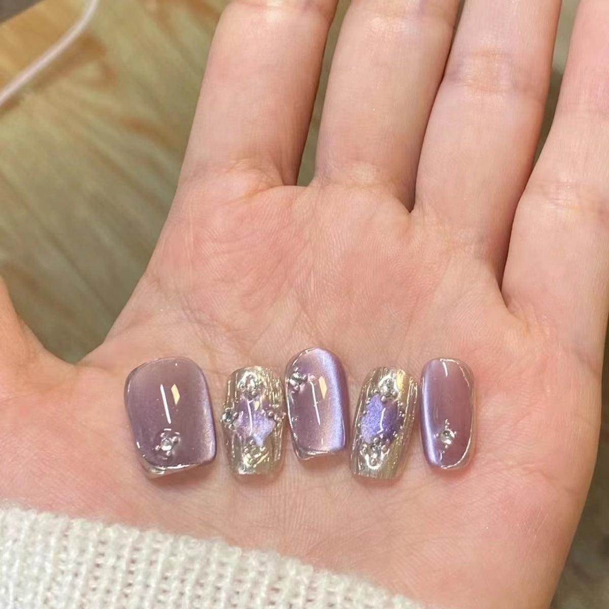 Handmade Wear Fake Nail Patch