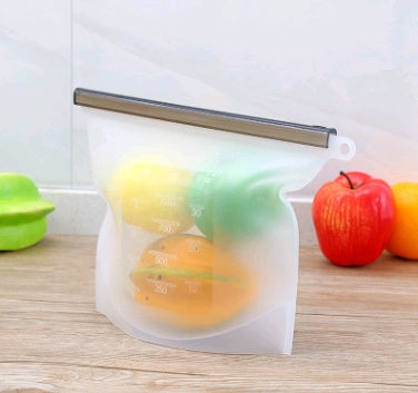 Silicone fresh-keeping vacuum sealed bag