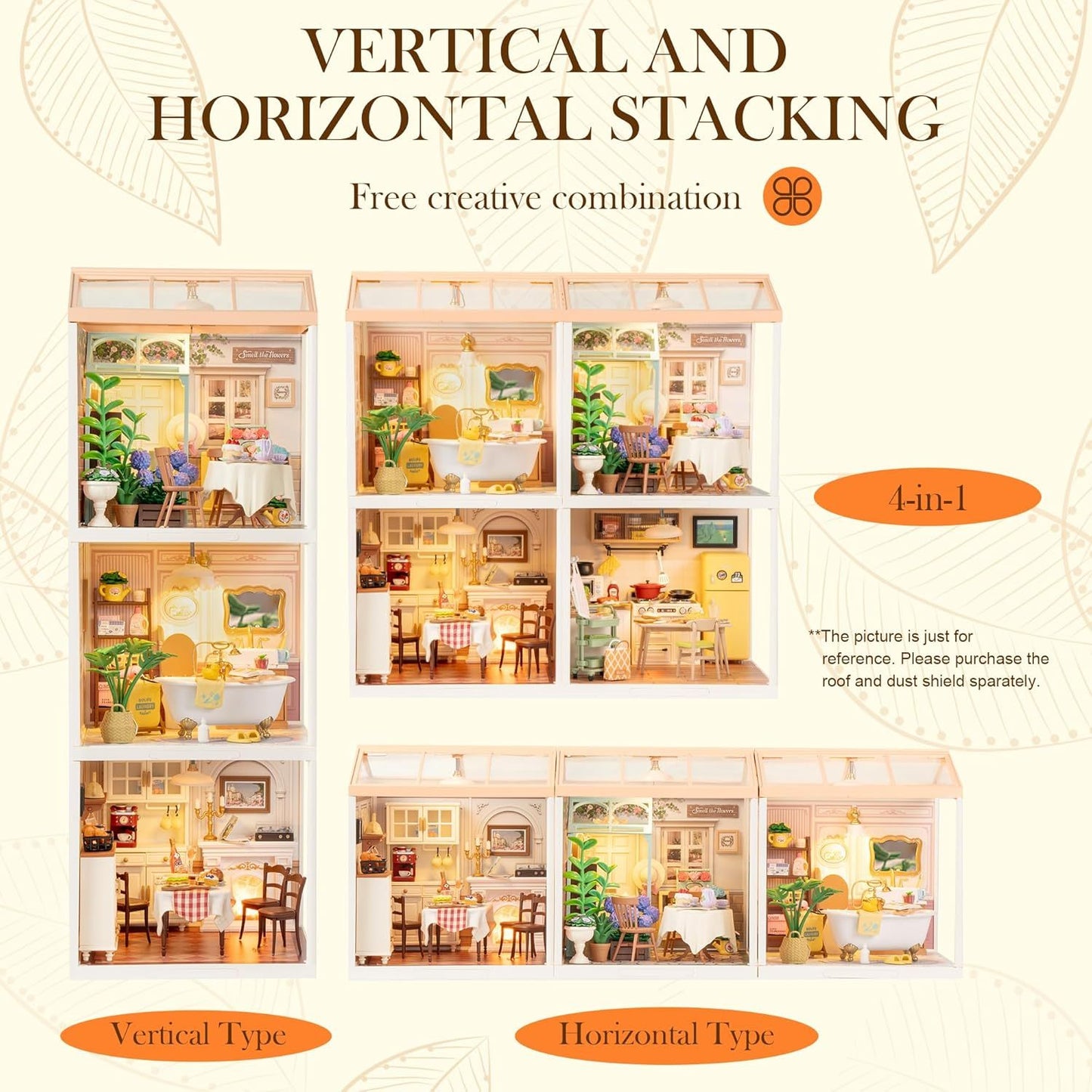 ROBOTIME Miniature Dollhouse Kit