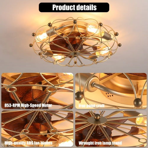Low Profile Cage Ceiling Fan