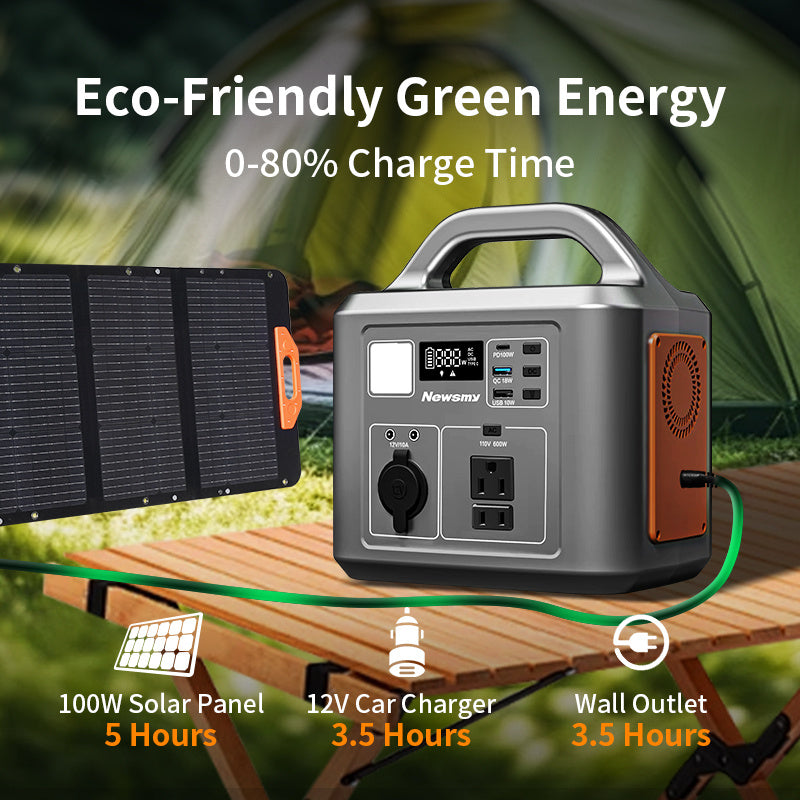 600W,538WH Backup Lithium Battery
