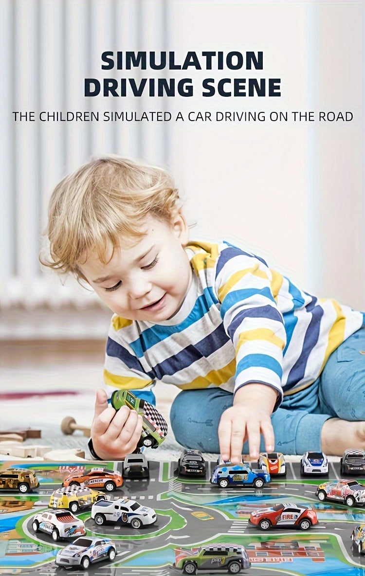 50-Piece Alloy Toy Car Set