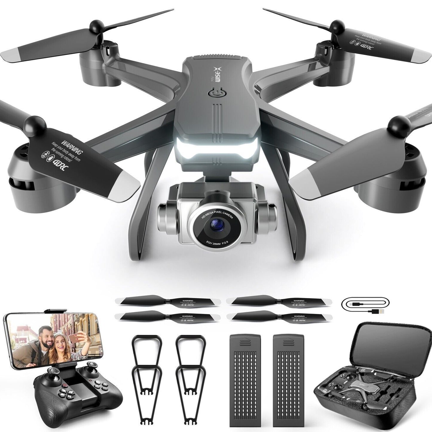 Portable 6K HD Dual Camera Drone
