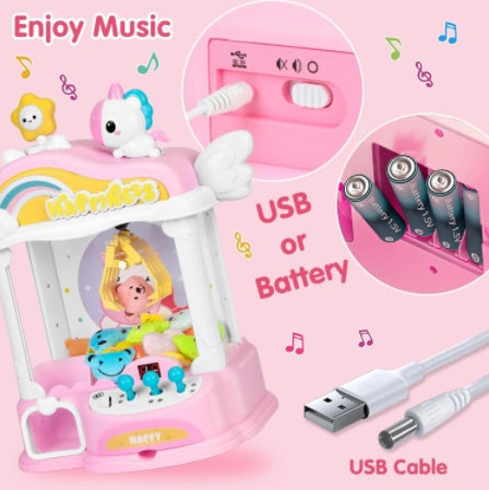 Girl’s Mini Unicorn Claw Machine