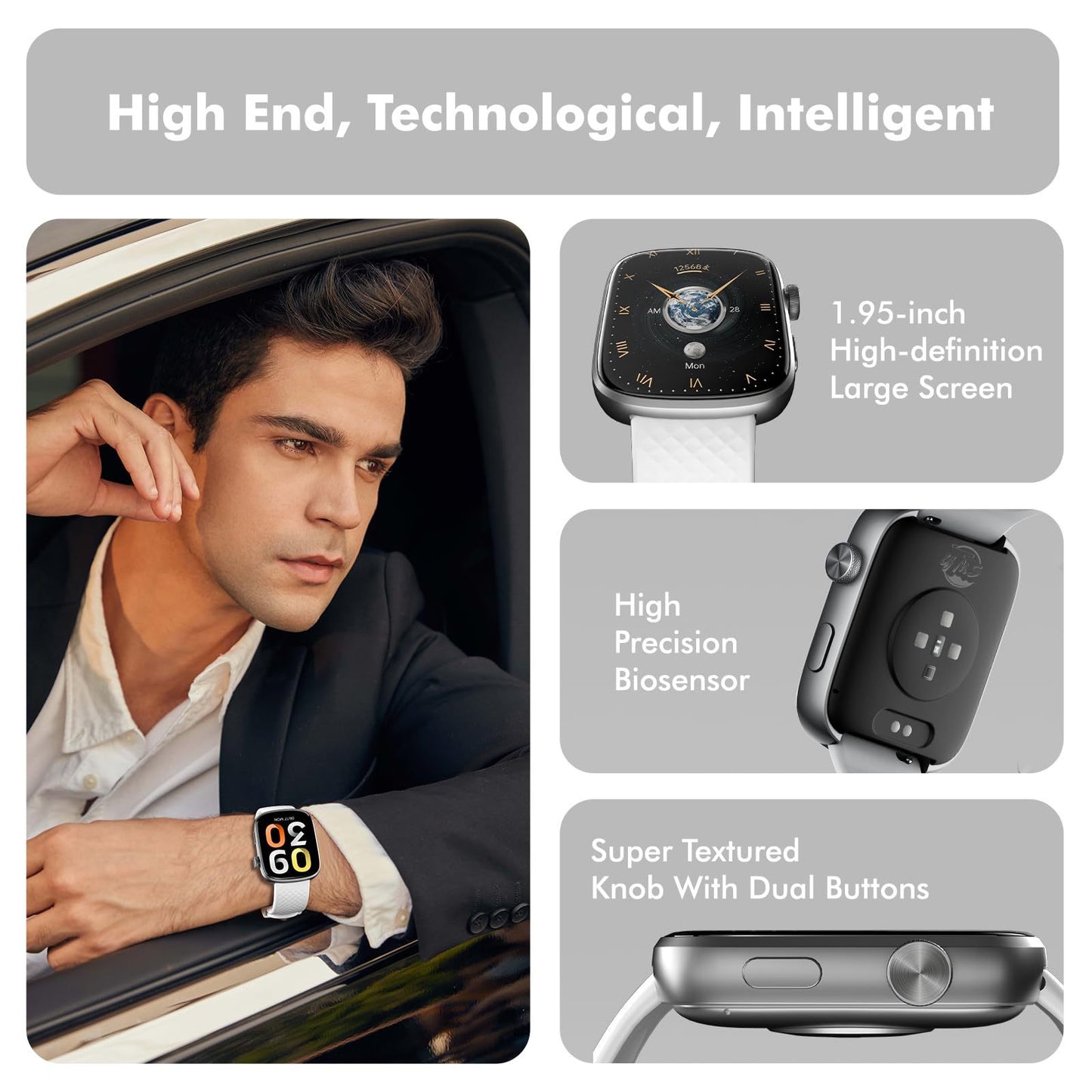 Bluetooth Call Waterproof Fitness Smartwatch