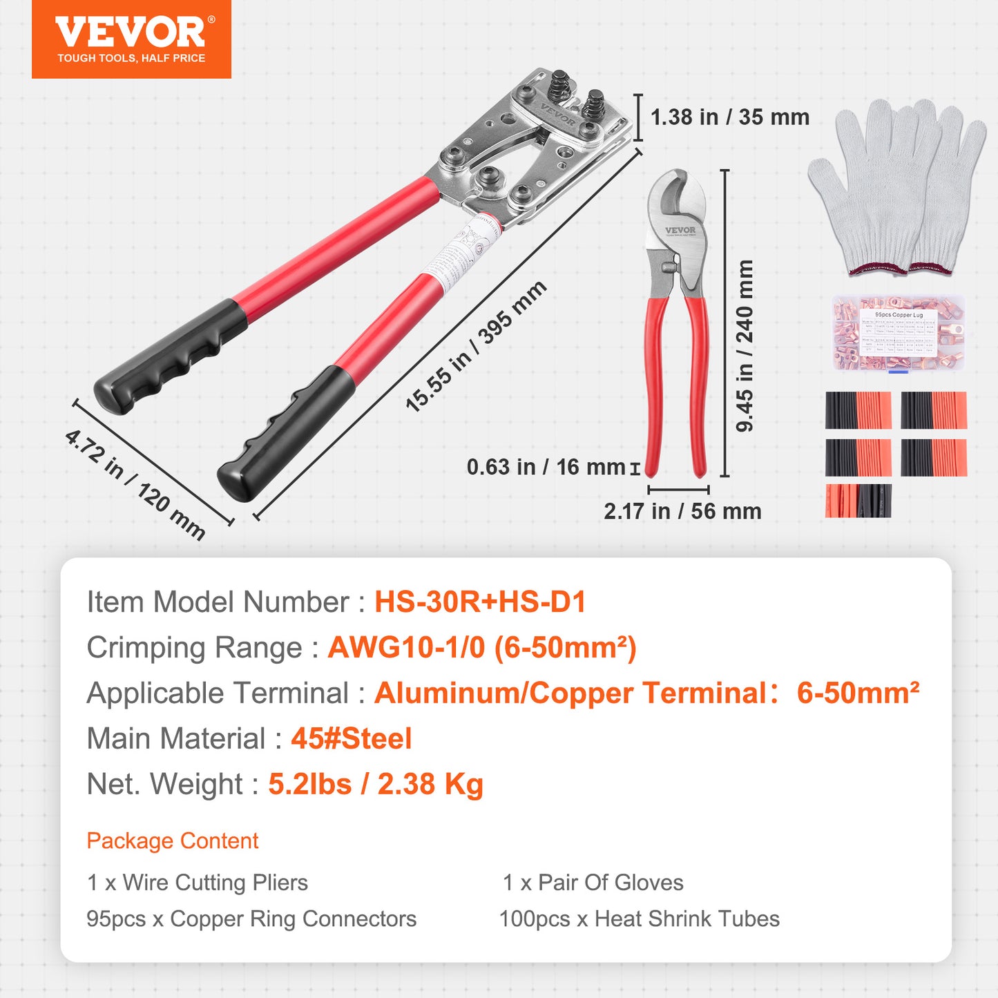 Terminal Battery Lug Crimper