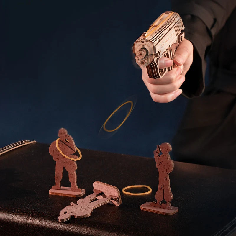 ROKR Wooden 3D Gun Puzzle
