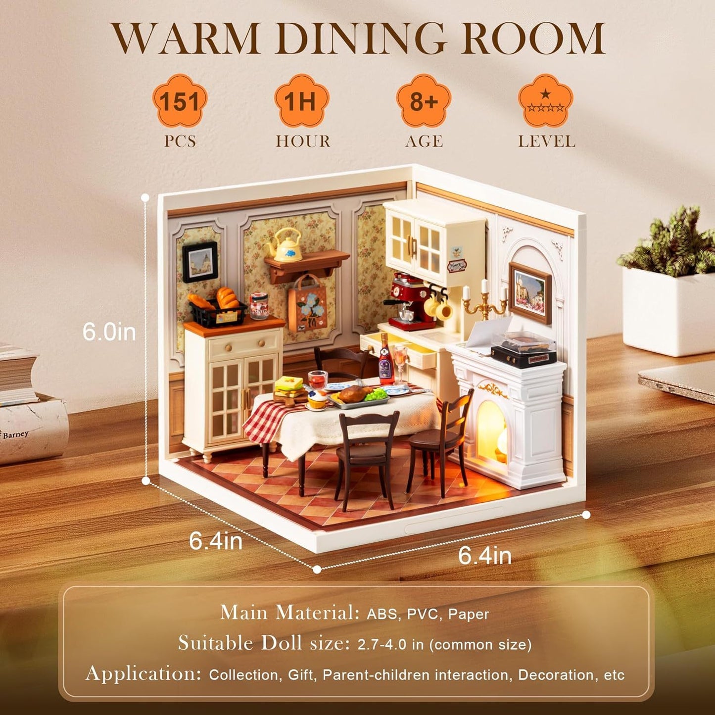 ROBOTIME Miniature Dollhouse Kit