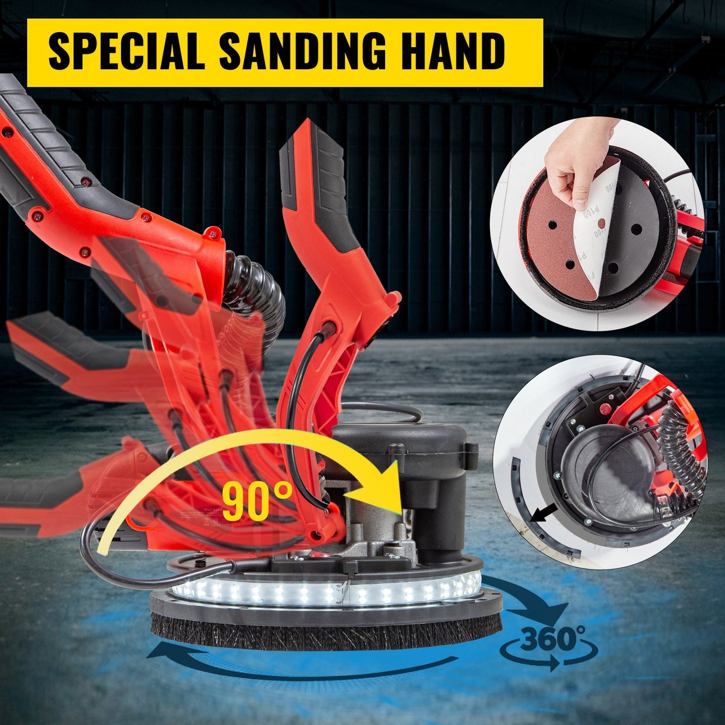 850W Electric Drywall Sander