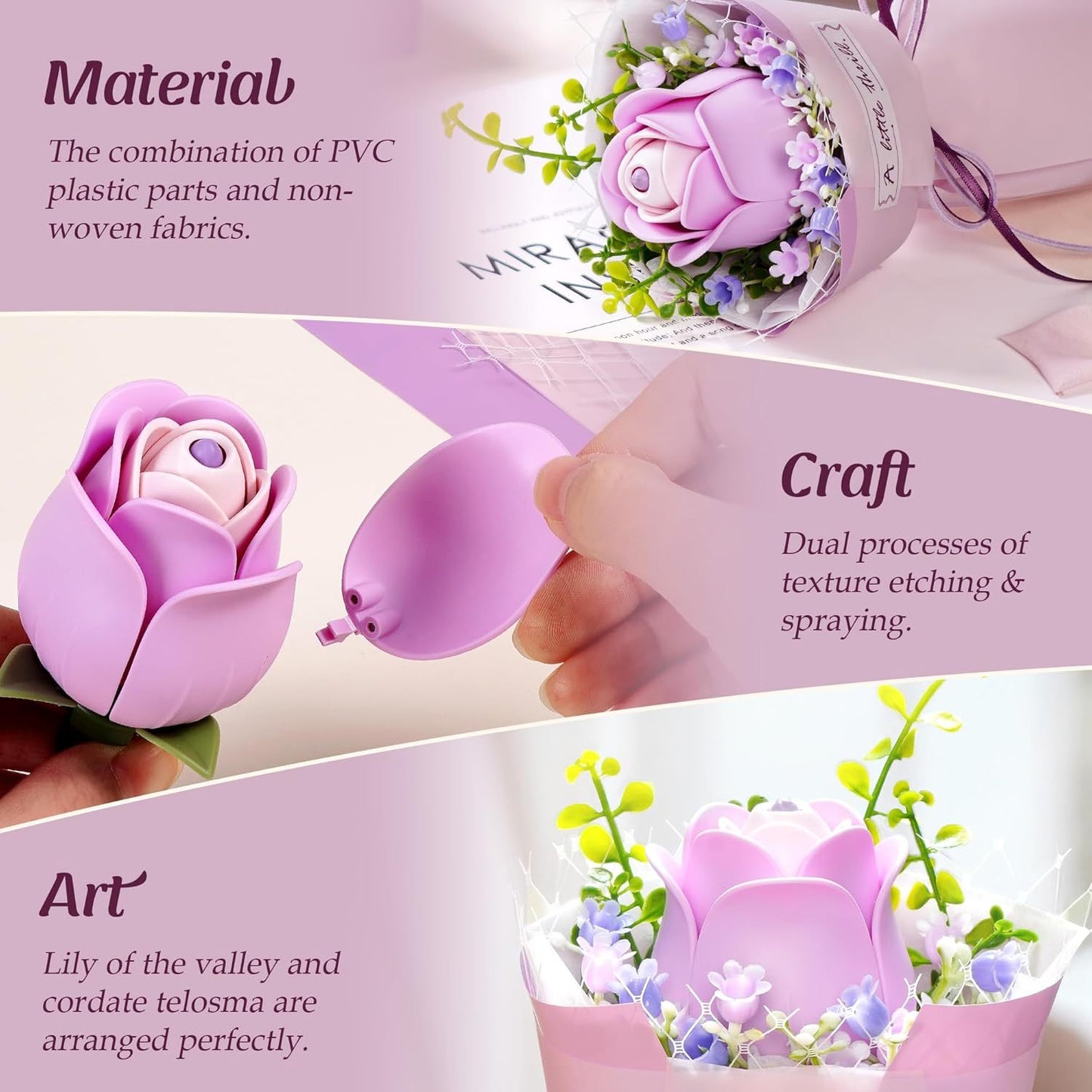 ROBOTIME Flower 3D Puzzle Kits