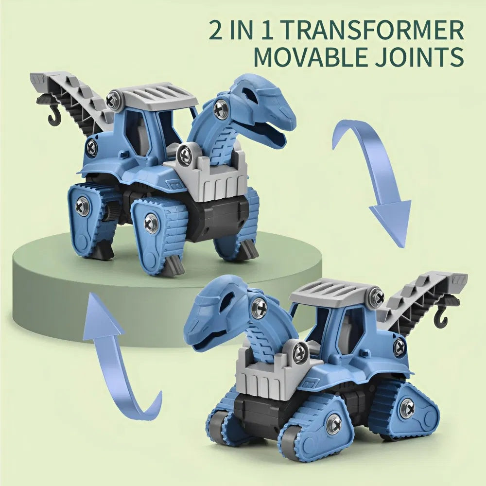 DIY Dinosaur Construction Building Set