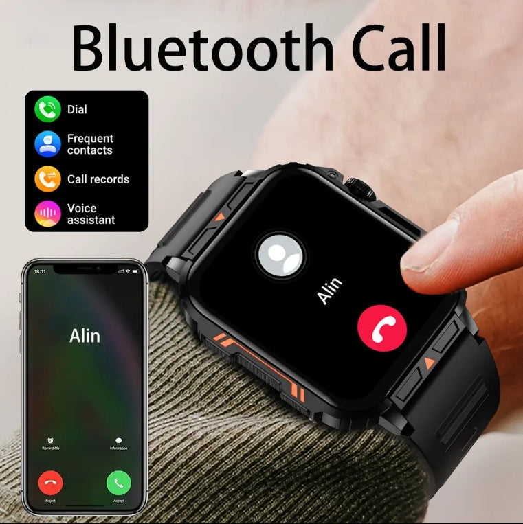 Big Battery Fitness Waterproof Smartwatch