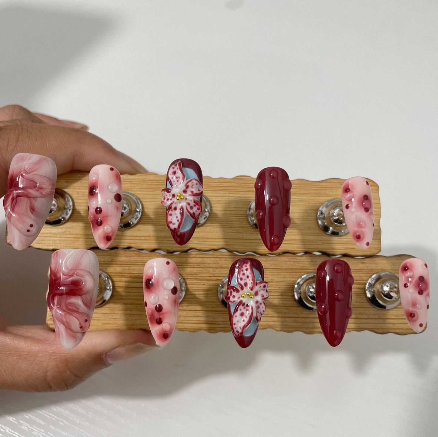 Blooming Hand-painted Manicure