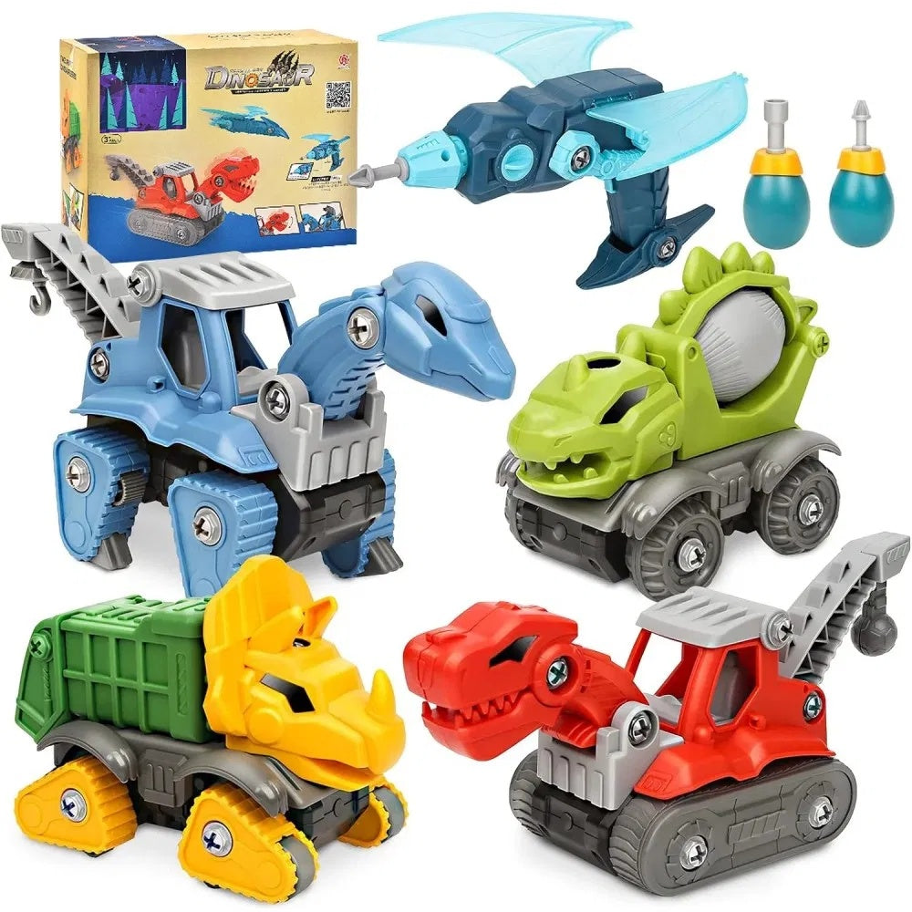 DIY Dinosaur Construction Building Set
