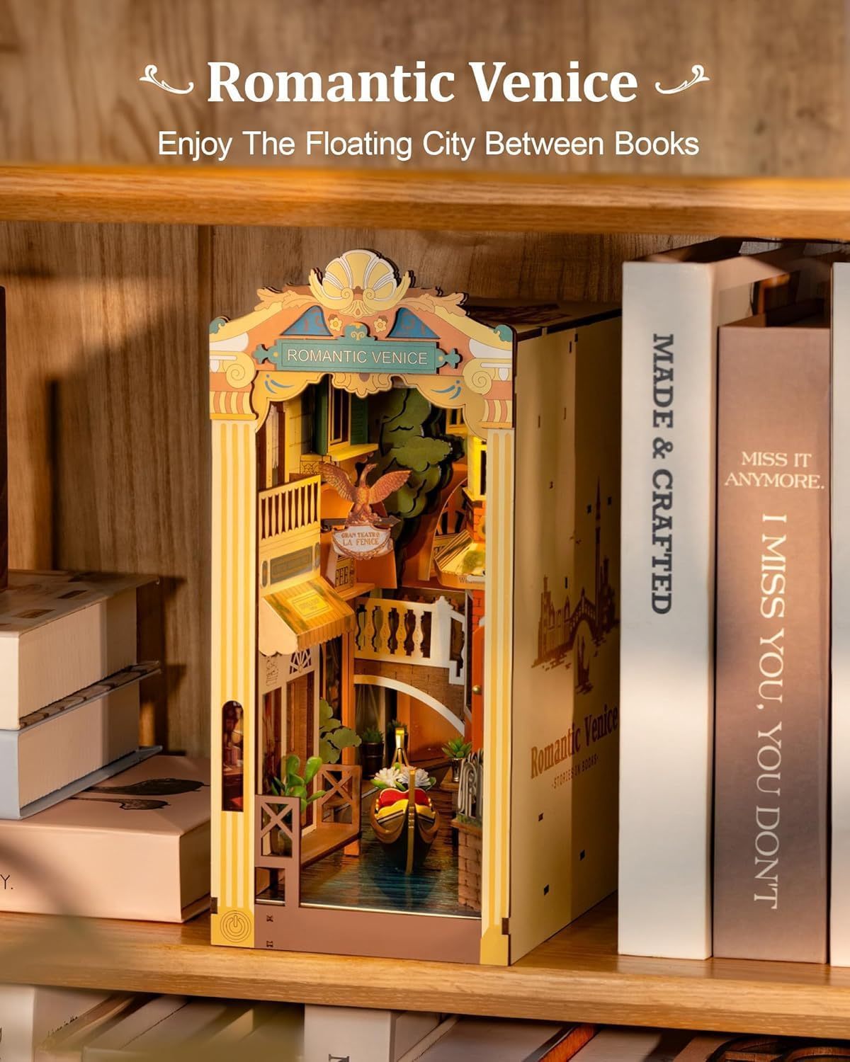 ROBOTIME Book Nook Kit