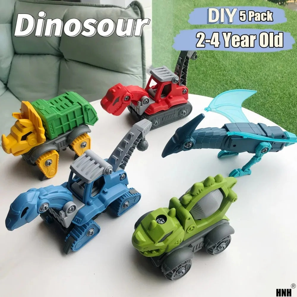DIY Dinosaur Construction Building Set