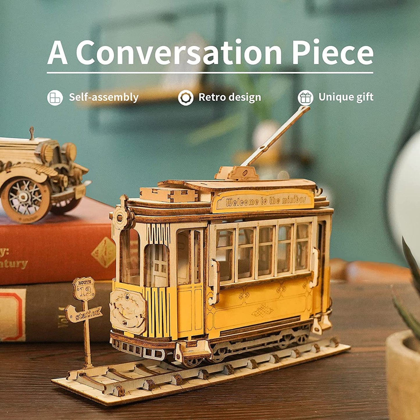 Robotime Vintage Car 3D Puzzle