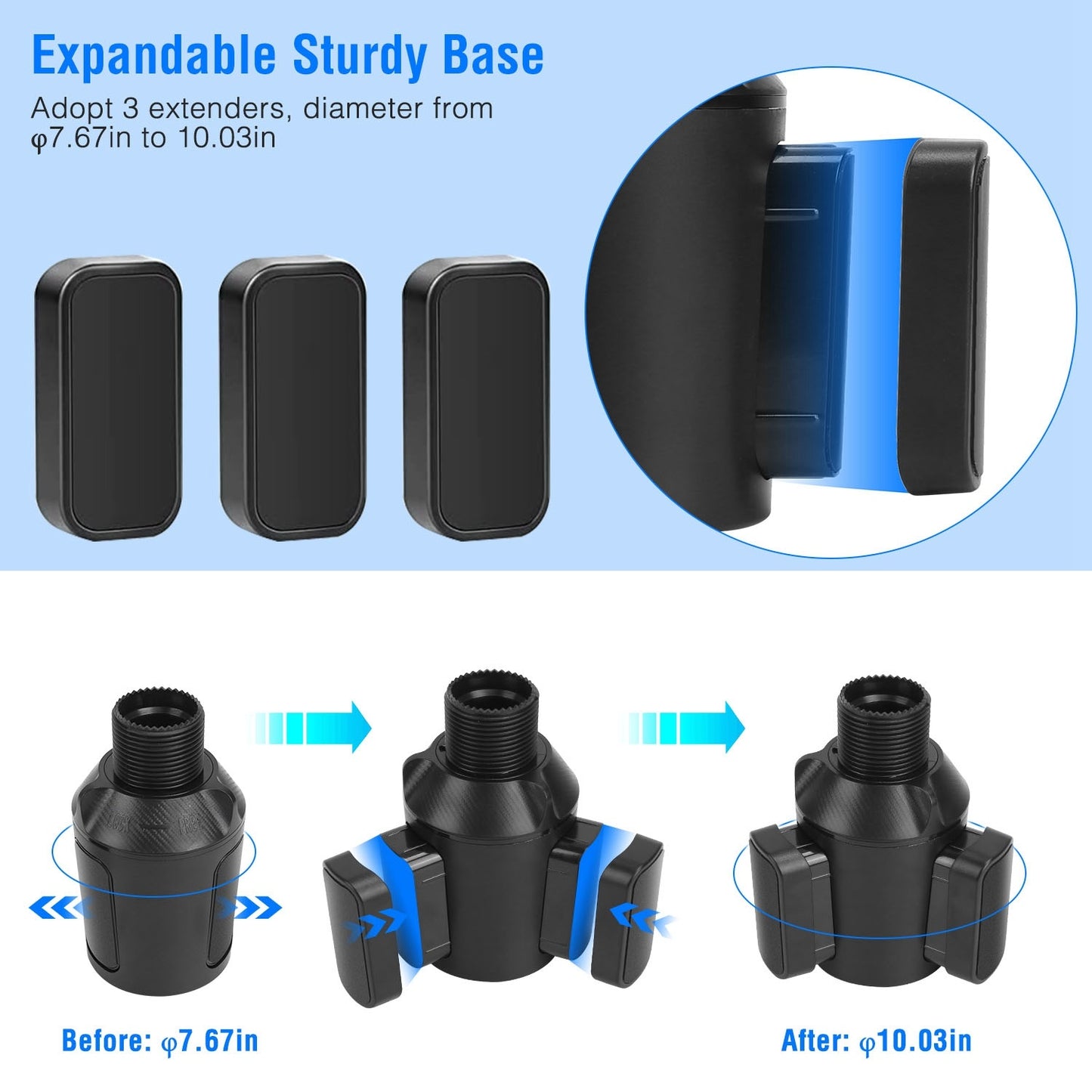 4-in-1 Car Cup Holder